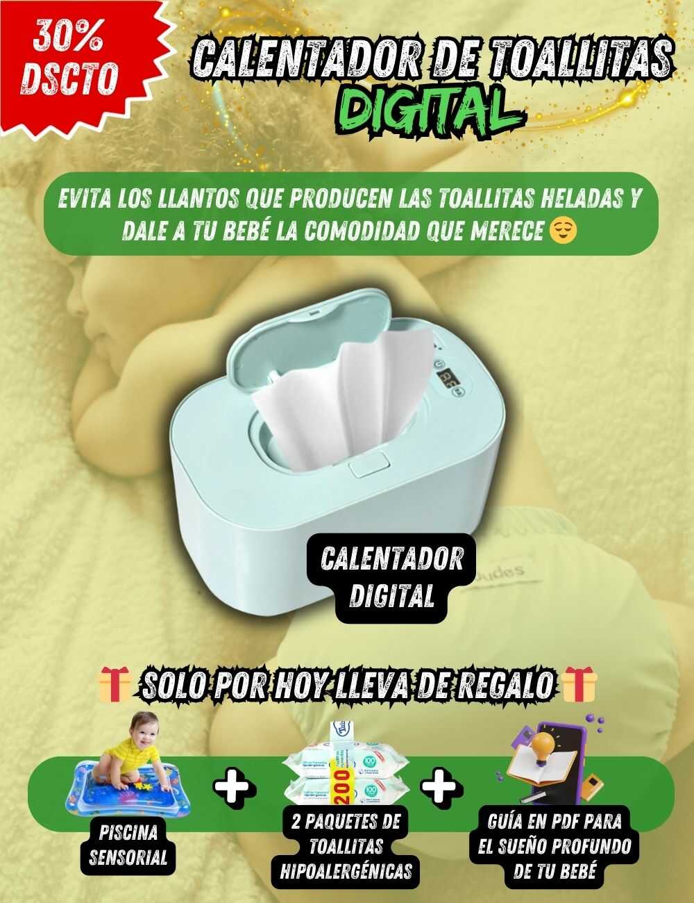 CALENTADOR DE TOALLITAS DIGITAL