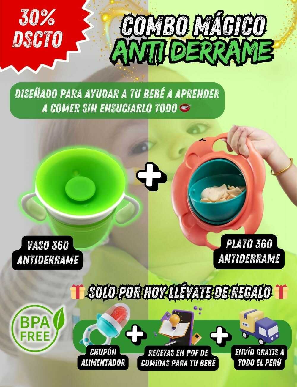 COMBO MÁGICO ANTIDERRAME + REGALOS