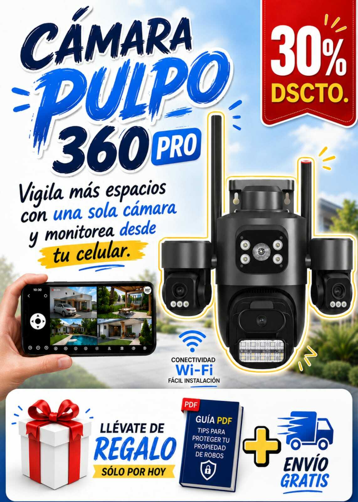 CÁMARA PULPO 360 PRO
