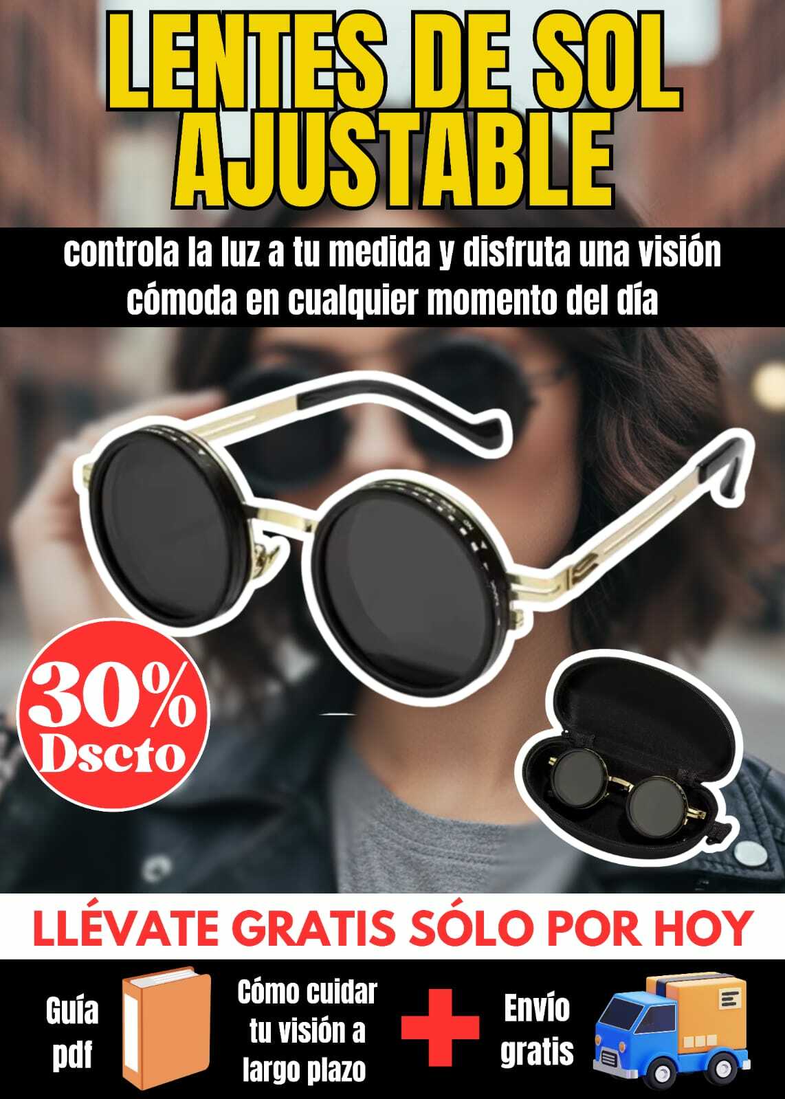 LENTES DE SOL AJUSTABLES