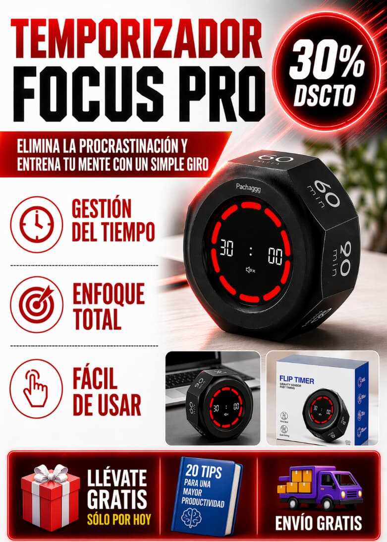 TEMPORIZADOR FOCUS PRO
