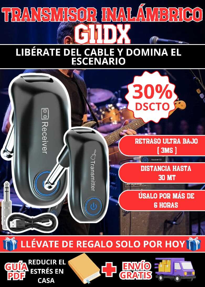 TRANSMISOR INALÁMBRICO G11DX
