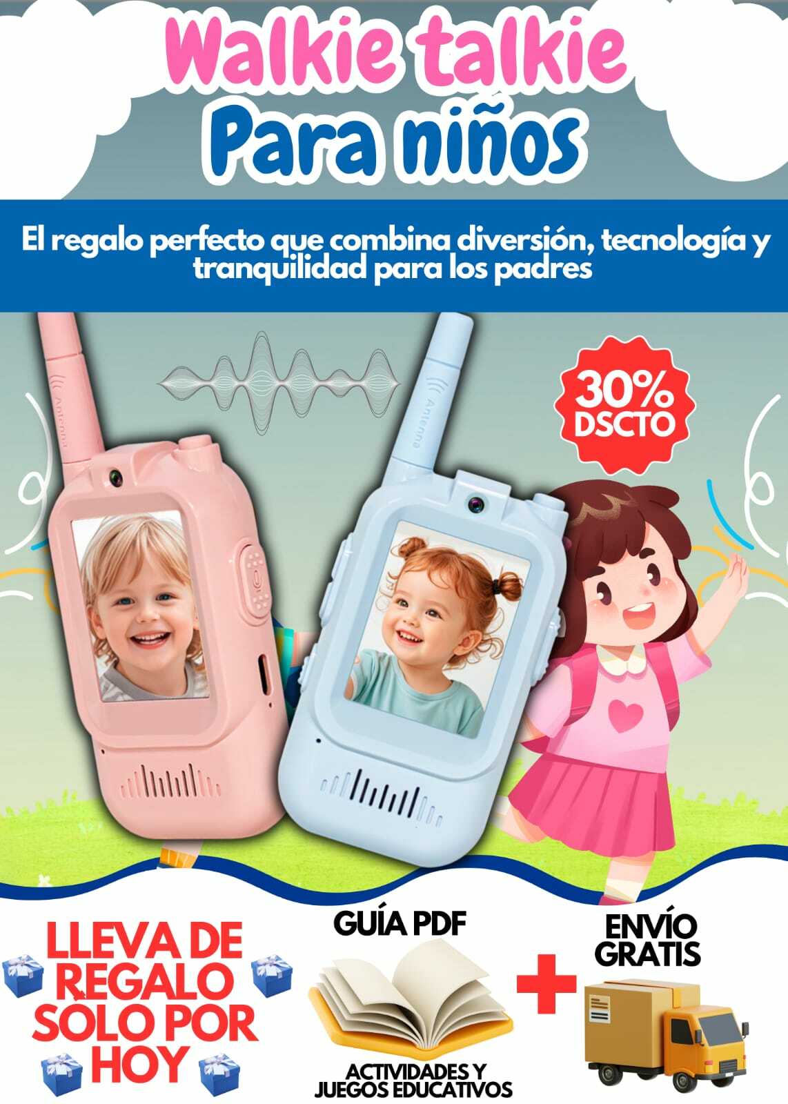 WALKIE TALKIE PARA NIÑOS