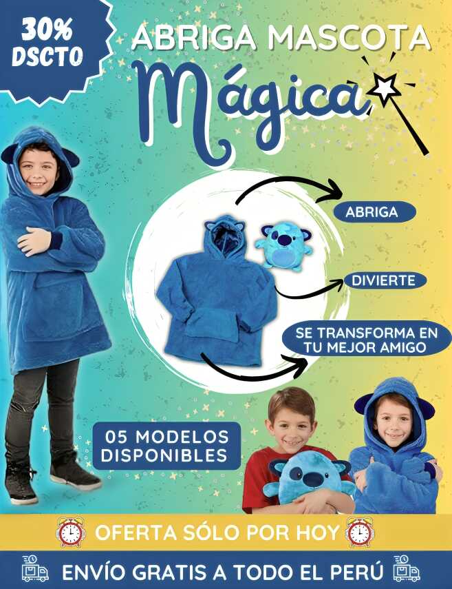 ABRIGAMASCOTA MÁGICA