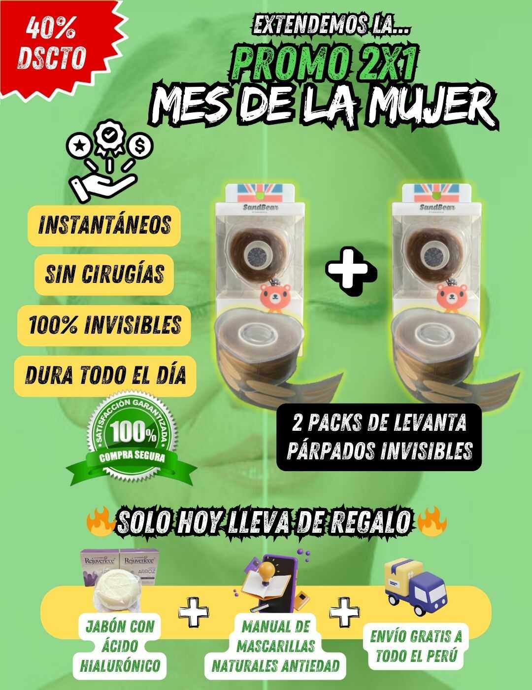 LEVANTA PÁRPADOS INVISIBLES